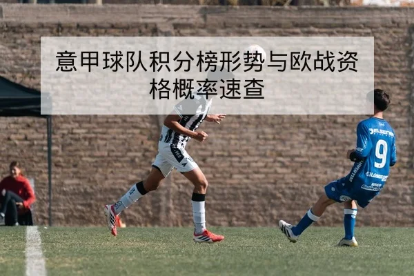意甲球队积分榜形势与欧战资格概率速查
